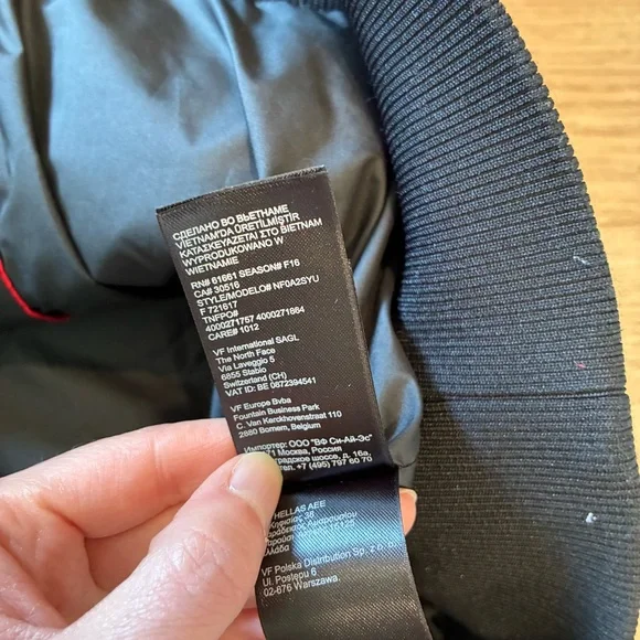 The North Face Men’s Tahoe Expedition Bomber Jacket Quilted Puffer Size S - Picture 10 of 10